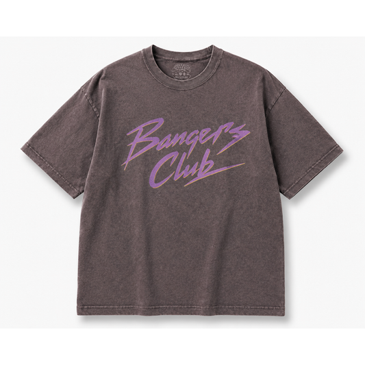 Purple Rain Acid Wash Boxy Crop Tee