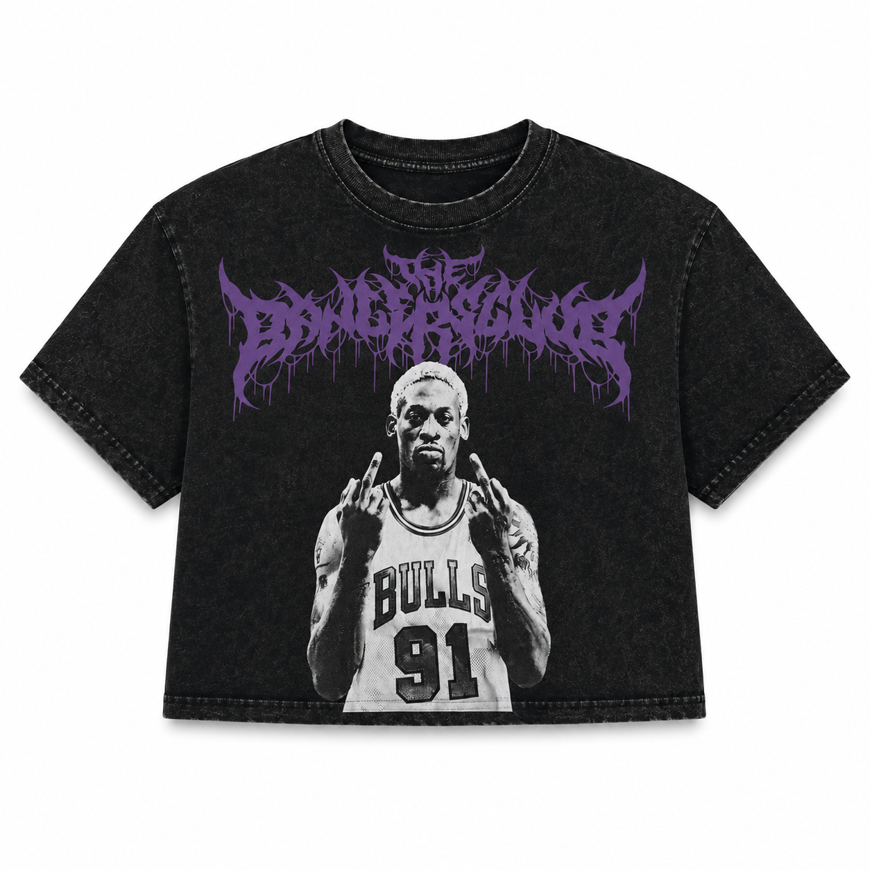 Bangers Rodman Cropped Acid Wash Tee (LIMITED EDITION)