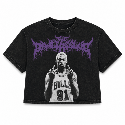 Bangers Rodman Cropped Acid Wash Tee (LIMITED EDITION)
